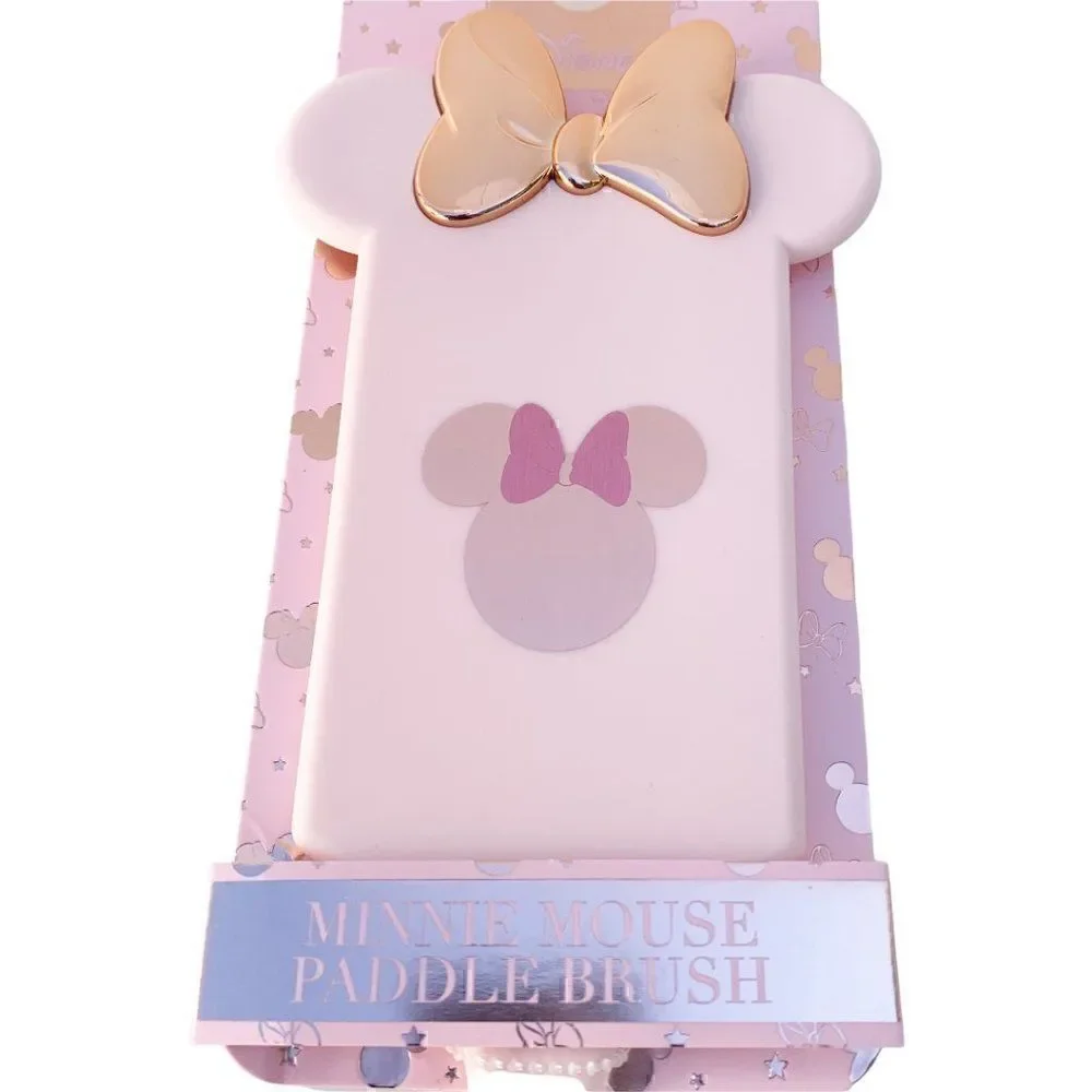 Disney Womens Multicolor Minnie Mouse Rubber Handled Paddle Hair Brush One Size